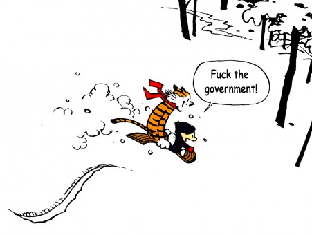 calvin_sledding